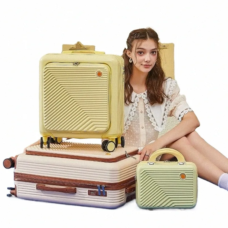 Stylish 18 24 Carry On Trolley Small Suitcase Primark With Handbag