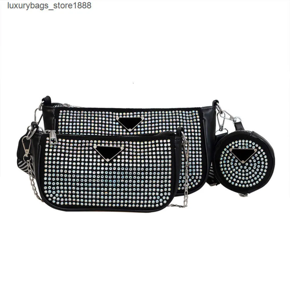 DHgate.com:2024 TrendWomens Hot Drill Mother Three-Piece
