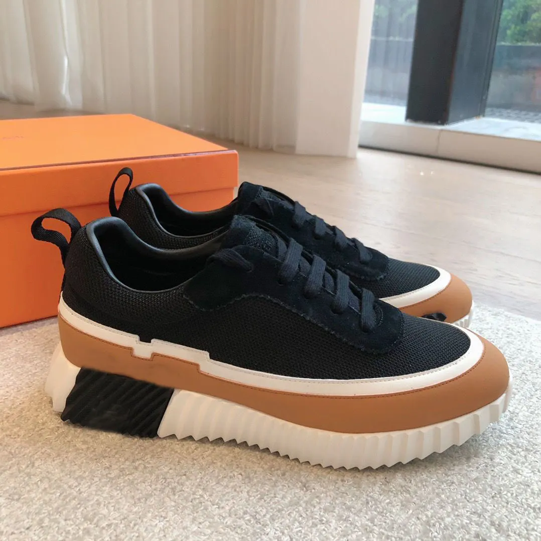 Save Big on Bulk Mens Italian Designer Shoes 2024 Italy Design Mens  Bouncing Sneaker Shoes Technical Mesh Calf Leather Lining Runner Sports  Goatskin