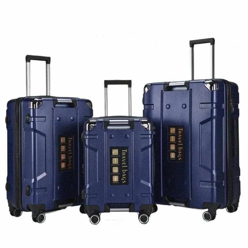Universal ABS Lage On Trolley Cabin Large Suitcase Primark With Metal Wheels Carry Lage Travel