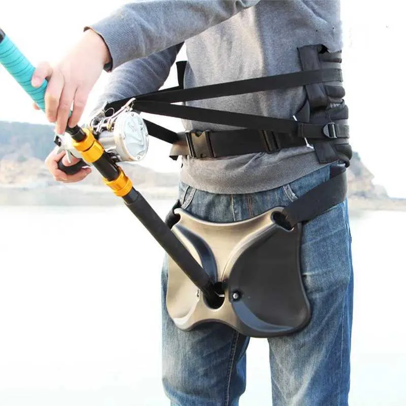 deep sea fishing belt and pole Collage easy to carry and use Opolski Boat Sea Fishing Waist