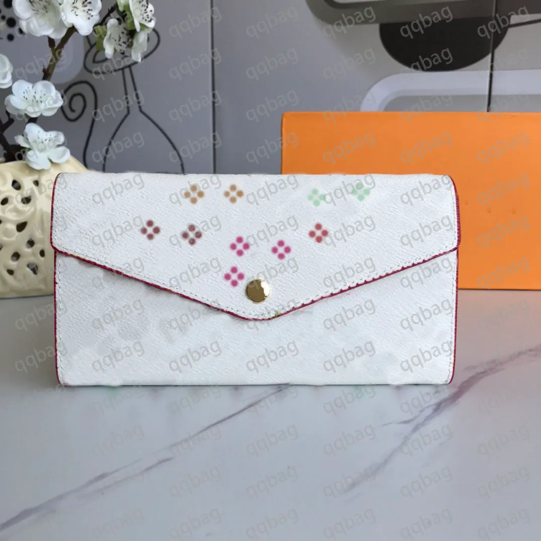 Fashion Designer Casual Wallets Luxury Womens Short Purse Embossed Flower Letters Credit Card Holders Ladies Plaid Money Clutch Bags With Original Box High Quality From SG 35.45 DHgate