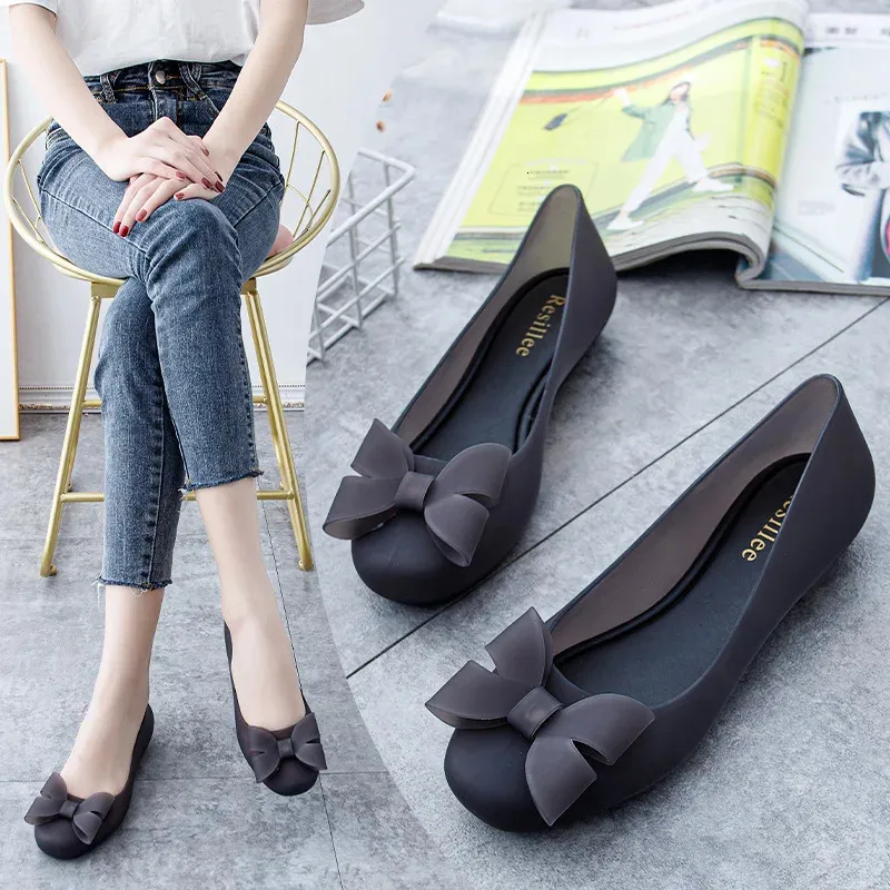 MIAOGUAN WOMEN FLATS PRIMATION SHUTER SHUTER SHOLES PODOS DE SAPELO LOW SANDALS CASUAL RORBORAGE Ladies Rain Woman 240618