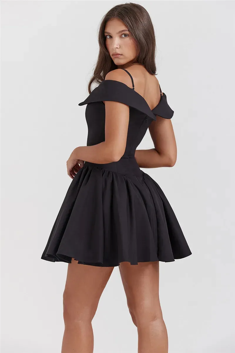 white christmas dresses Chiffon Tiered Babydoll Mini Dress main image 1