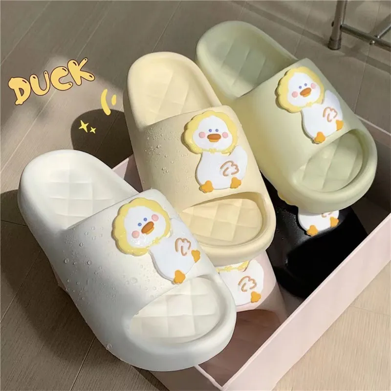 Summer Casual Non-Slip mens slippers for Women - Cute Feet-Wearing Indoor  Dormitory Shower