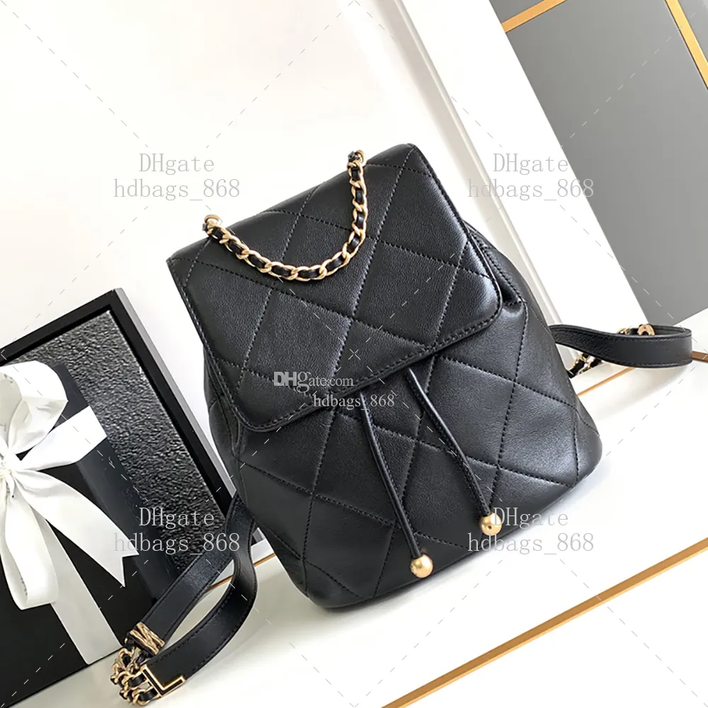 Backpacks Shoulder Bag Schoolbag Genuine Leather Mirror 1 1 Quality Designer Luxury Bags Fashion Handbag 26cm With Gift Box Set WC614 From 366 82 DHgate