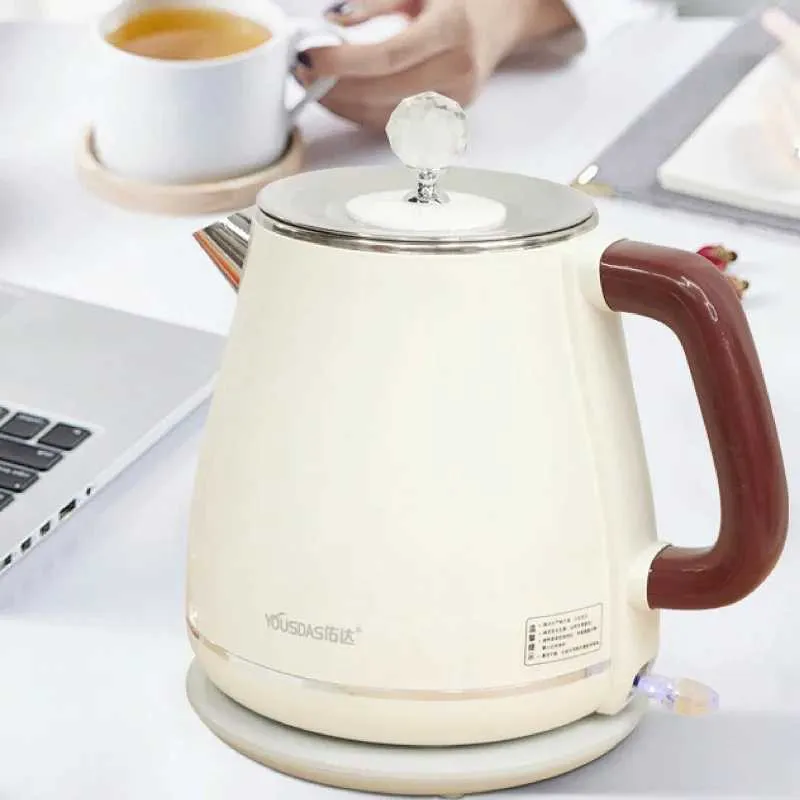 8L電気ケトル、レトロスタイルの温水ケトルが速い加熱と自動