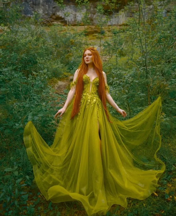 Dark Green Victorian Off-Shoulder Tulle Evening Gown with High Side Split and Embroidery from Dhgate Evening Dresses - price 161.36 Dark Green Victorian Off-Shoulder Tulle Evening Gown with High Side Split and Embroidery from Dhgate Evening Dresses - price 161.36