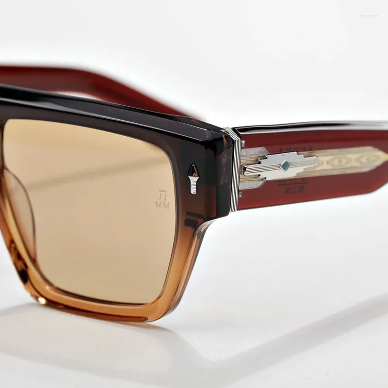 Acetate Square Frameless Sunglasses with Gradient PC Lenses  display picture 2