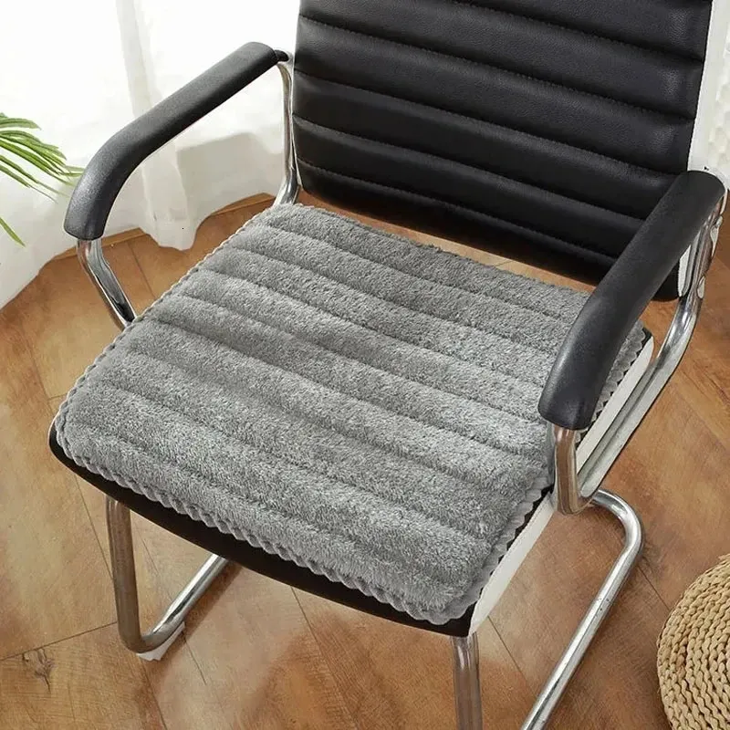 Winter Plush Non Slip Chair Cushions Kmart For Office Dormitory And Home Dining Minimalist Square Design With Pure Color Stool And Seat Mat 240619 From Tie09 8.13 DHgate.Com