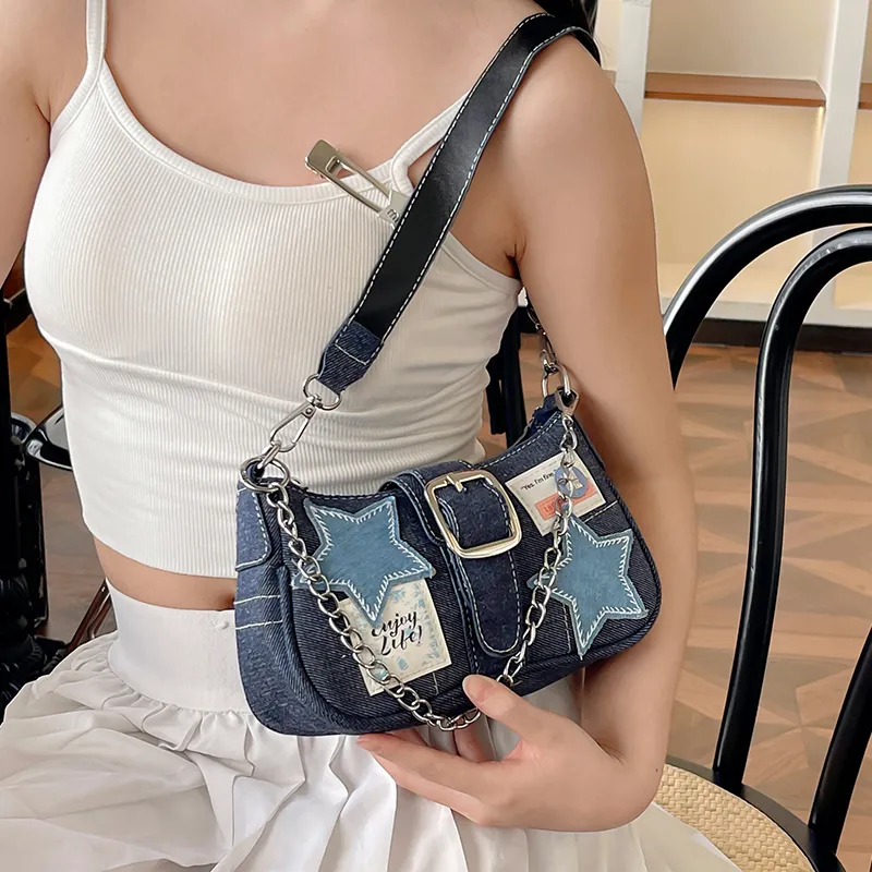 バッグ 00s y2k tech paul smith jeans sling bag Amazon.com: Denim Crossbody Bags for Women Men, Messenger Bag Y2K