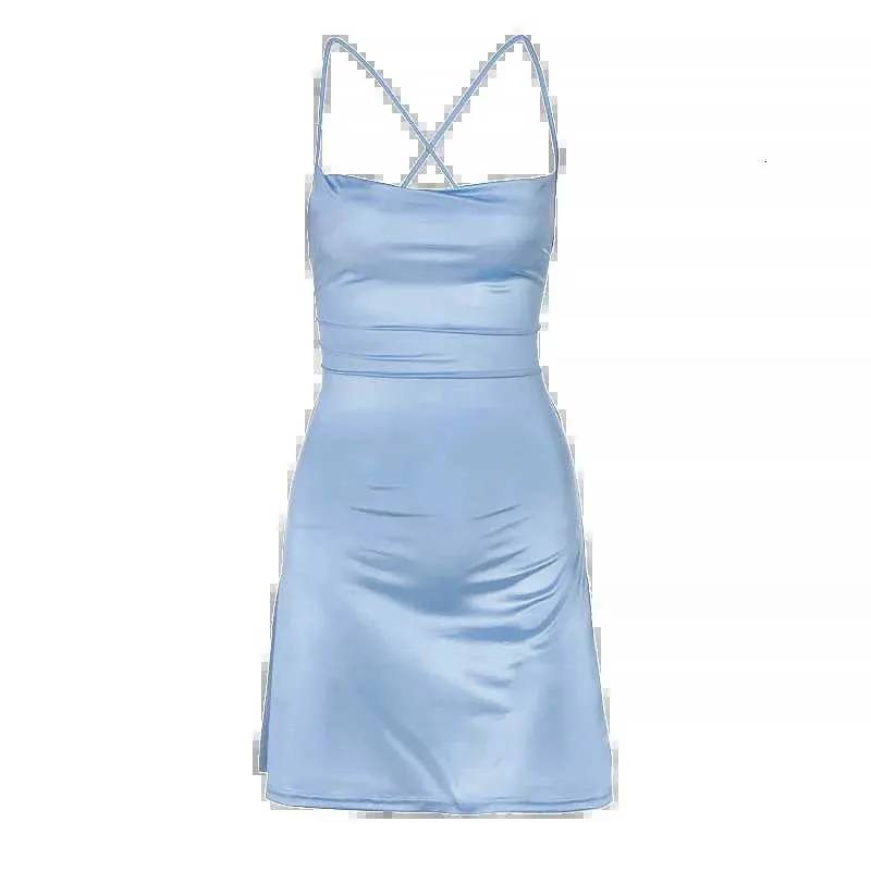 light blue satin dress mini Toni Strapless Ruched Mini Dress Teal main image 0