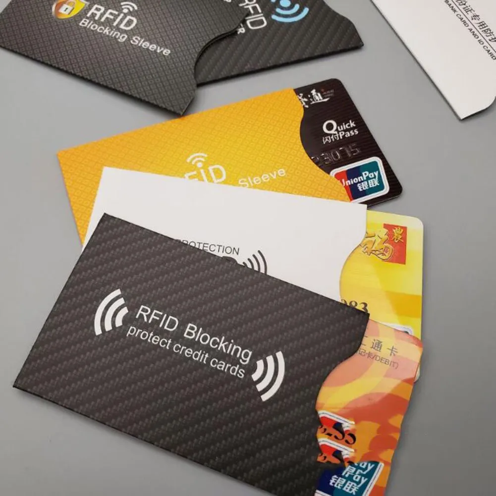 protection sleeves for credit cards Amazon.com: Aigee 28 RFID Blocking Sleeves (24 Credit Card Protector  Holders in 12 colors & 4 Passport Protectors), Identity Theft Protection  Secure Sleeve for Credit Cards, Debit Card, 2pcs Clear Plastic Sleeve :