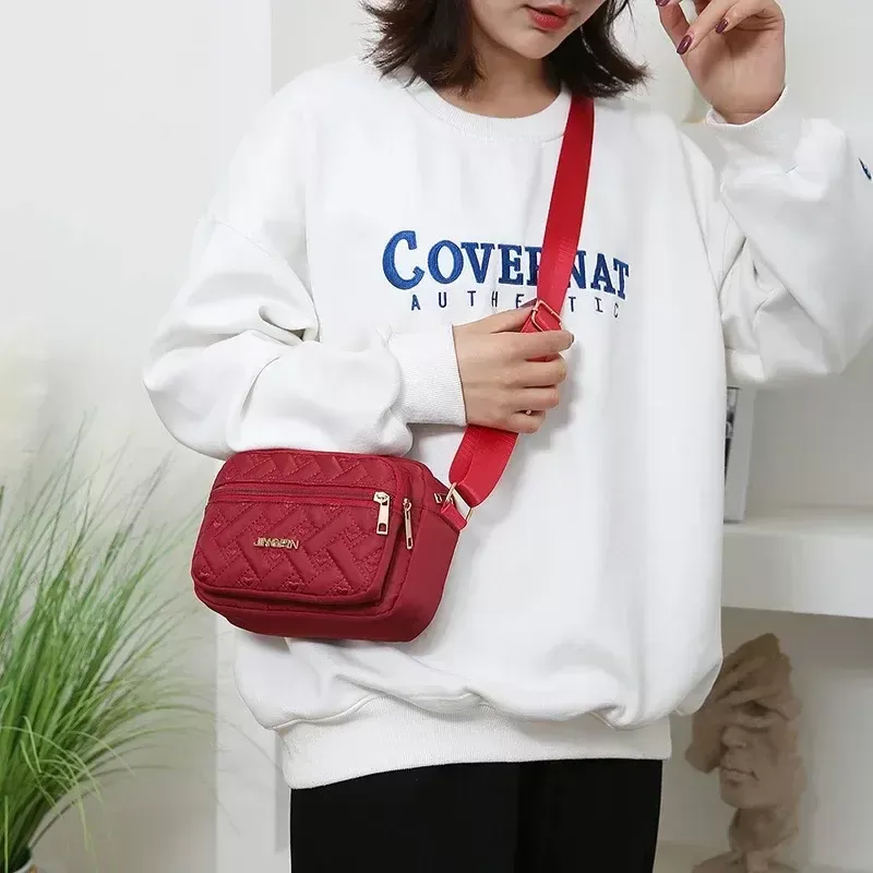 JILLSTUART◆NYLON CHAIN SHOULDER AND CROSS BAG Casual Nylon Floral Shoulder Bag For Women Crossbody Bag