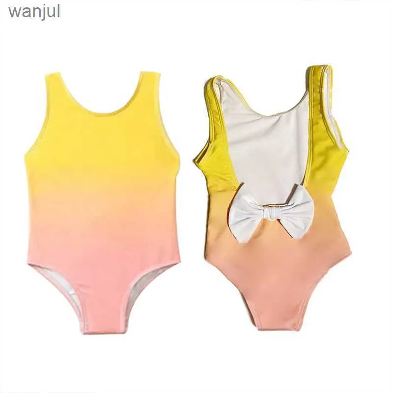 Onepiec Kids Designer 0 3 Month Swimsuit Full Letter Printed Bikini For