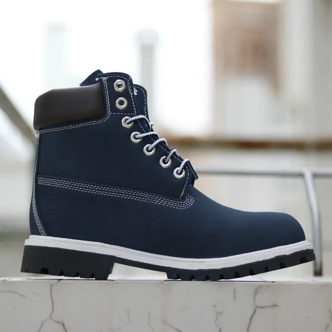 Navy blue timberlands for men sale
