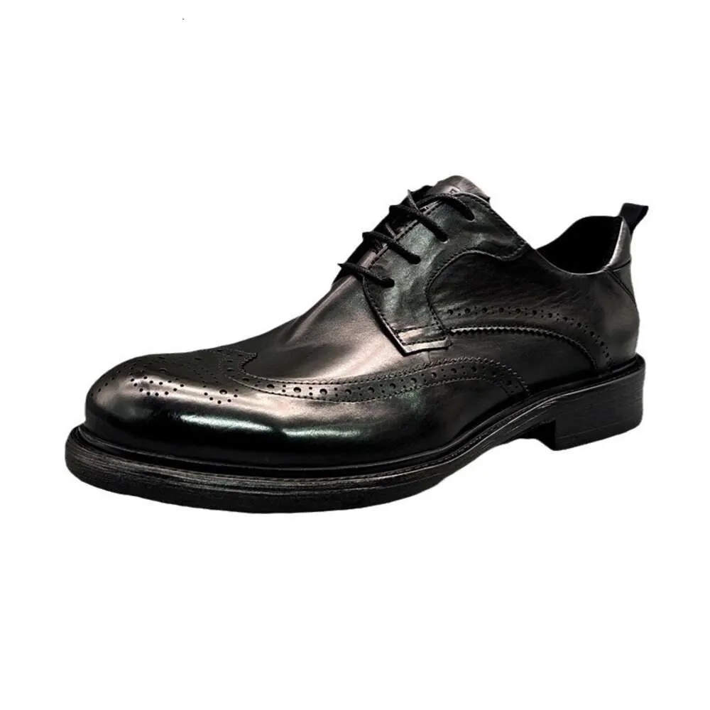 【送料関税込】Hanqiaoriji Studded Leather Derby Handmade Derby Shoes Leather | Mens Leather Derby Shoes