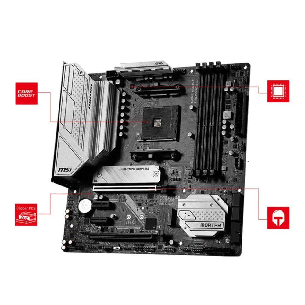 Ryzen 5 5600X Motherboard: MSI B550M Mortar Max WiFi AM4