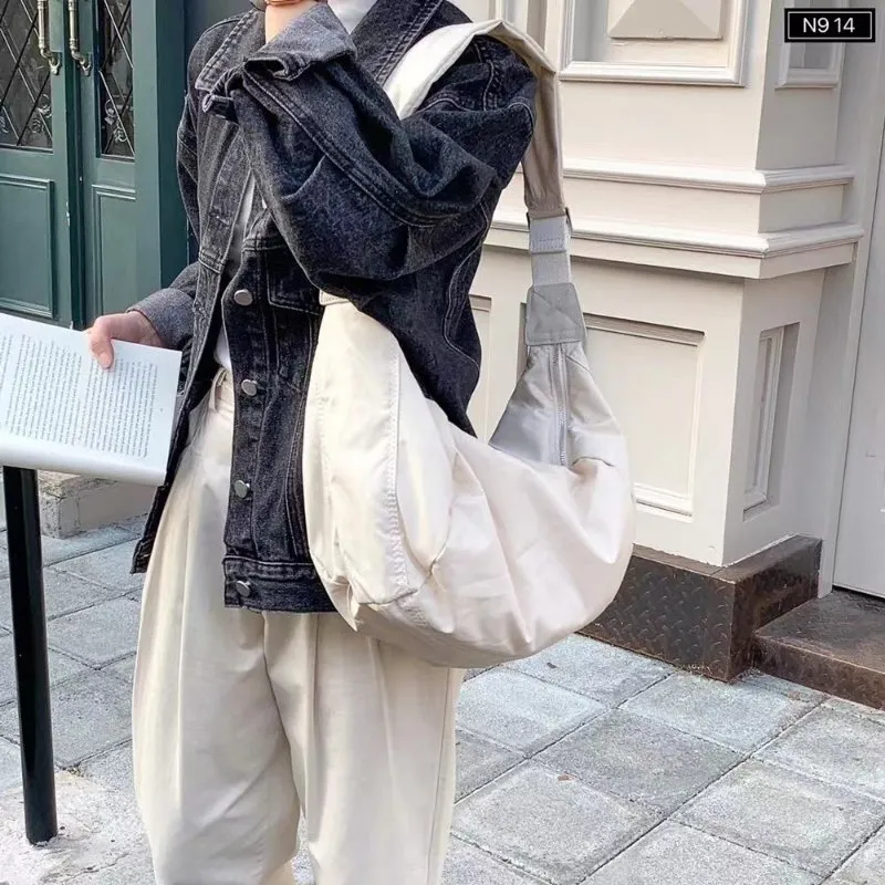 DHgate.com:Nylon Crescent Crossbody Bag - Versatile Everyday DHgate.com:Nylon Crescent Crossbody Bag - Versatile Everyday