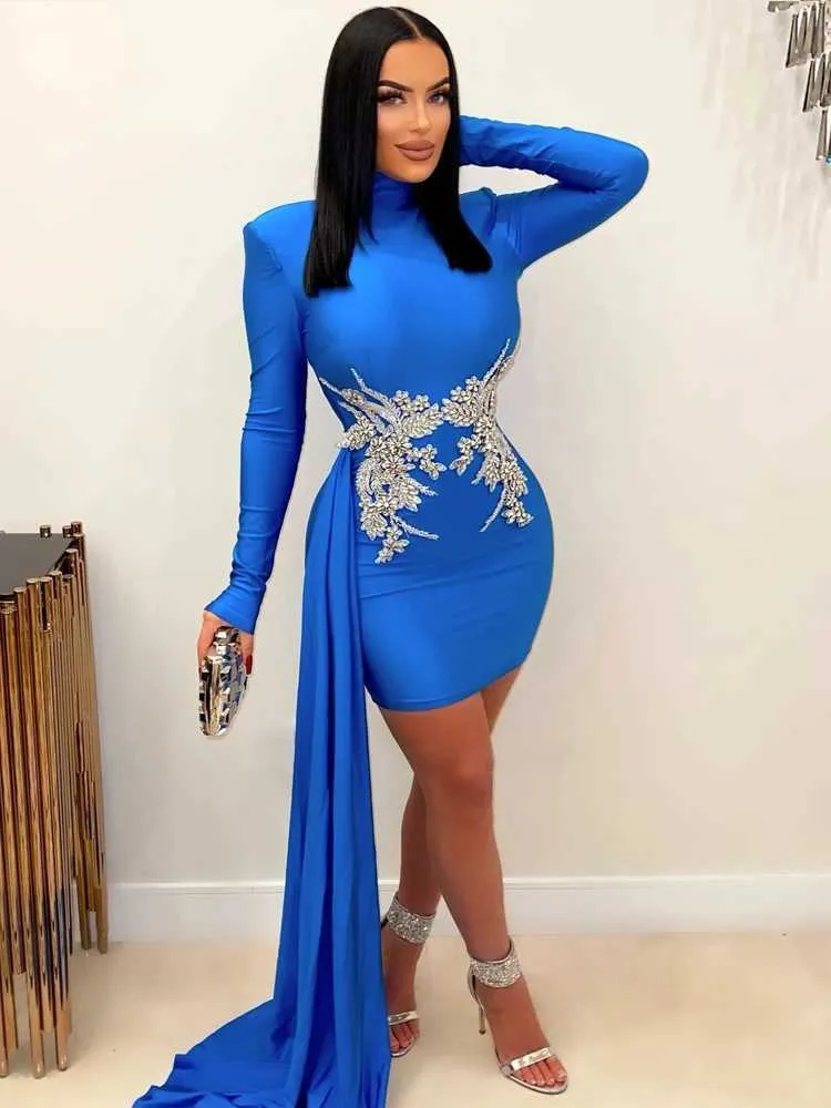 Urban Sexy Dresses Beyprern Beautiful Embroidered Bodycon Mini Dress For Women Long Straps Invite Rhinestone Party Dress Birthday Outfits Clubwear From Louis vi store 2.74 DHgate.Com