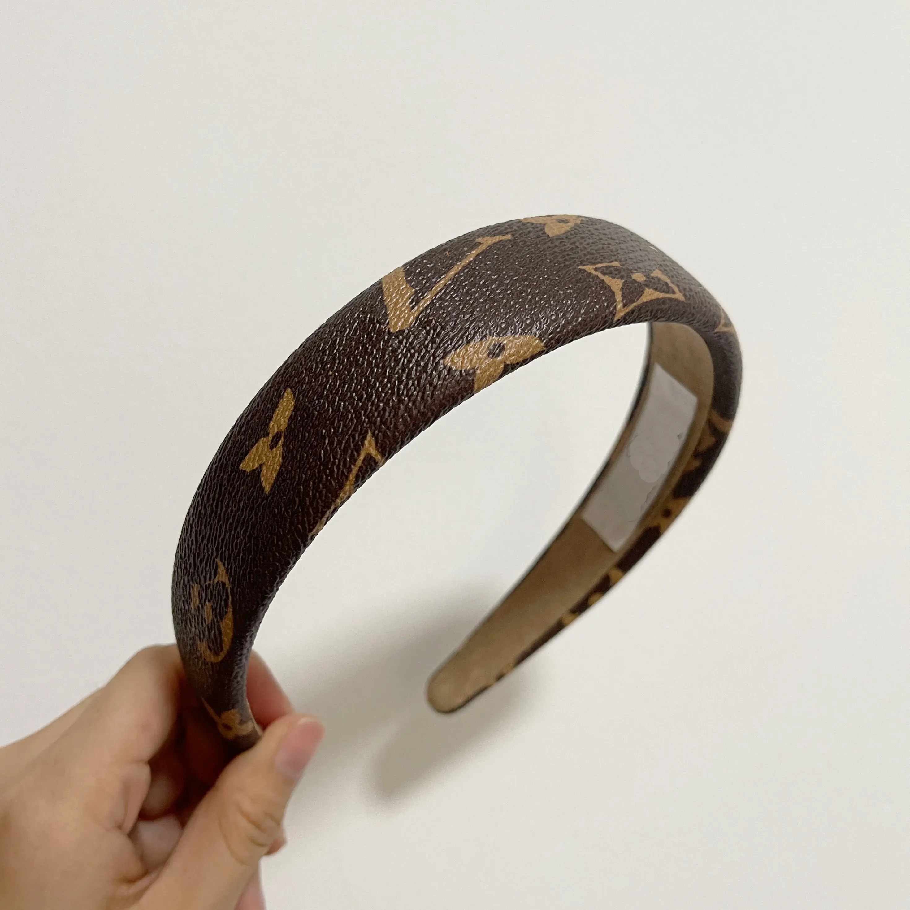 Save Big on Bulk Louis Vuitton Headband French Vintage Sponge Headband  Women Fashion Wide Edge Charm Hair Jewelry Classic Louis Vuitton Lv Lvt - Main Image