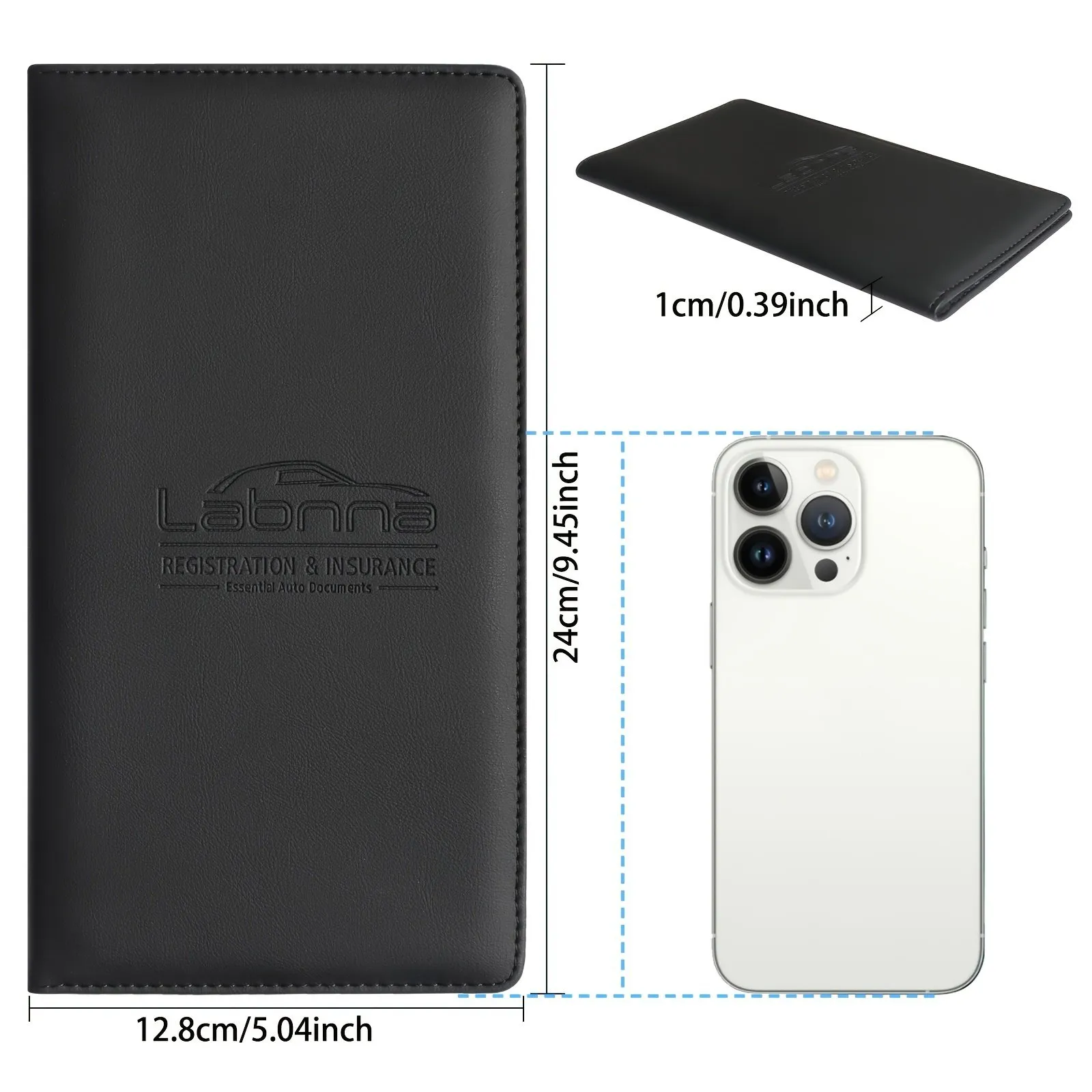 Car Registration And Insurance Card Holder, Car Accessories Vehicle Box Organizer Car Essential Document Wallet P 18229027 - View #6