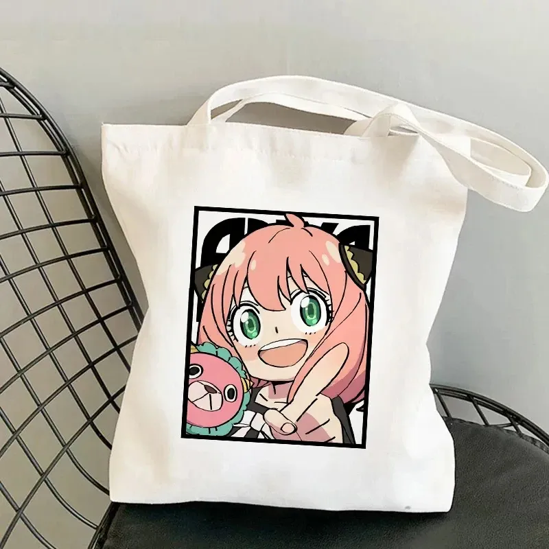 Hana*　0107 ♡ Anime-Inspired Anya Canvas Handbag: Japanese Harajuku Style