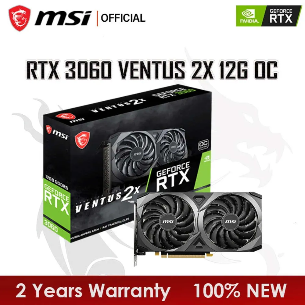 MSI GeForce RTX 3060 VENTUS 2X 12G OC rtx graphics card with GDDR6  