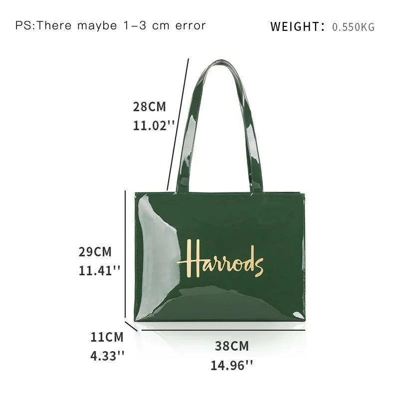 DHgate 2024Eco PVC Tote Bag Transparent Summer Beach Shoulder Handbag Bags Luggage Accessories