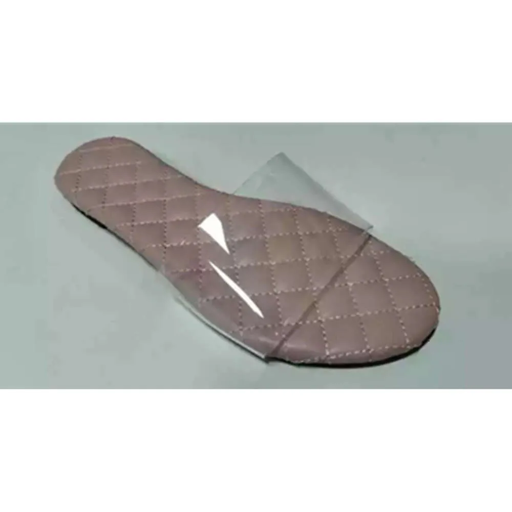 Ddmysaturn Damen-Sandalen mit flacher, transparenter Sohle und übergroßen Strandpantoffeln_voghion.com