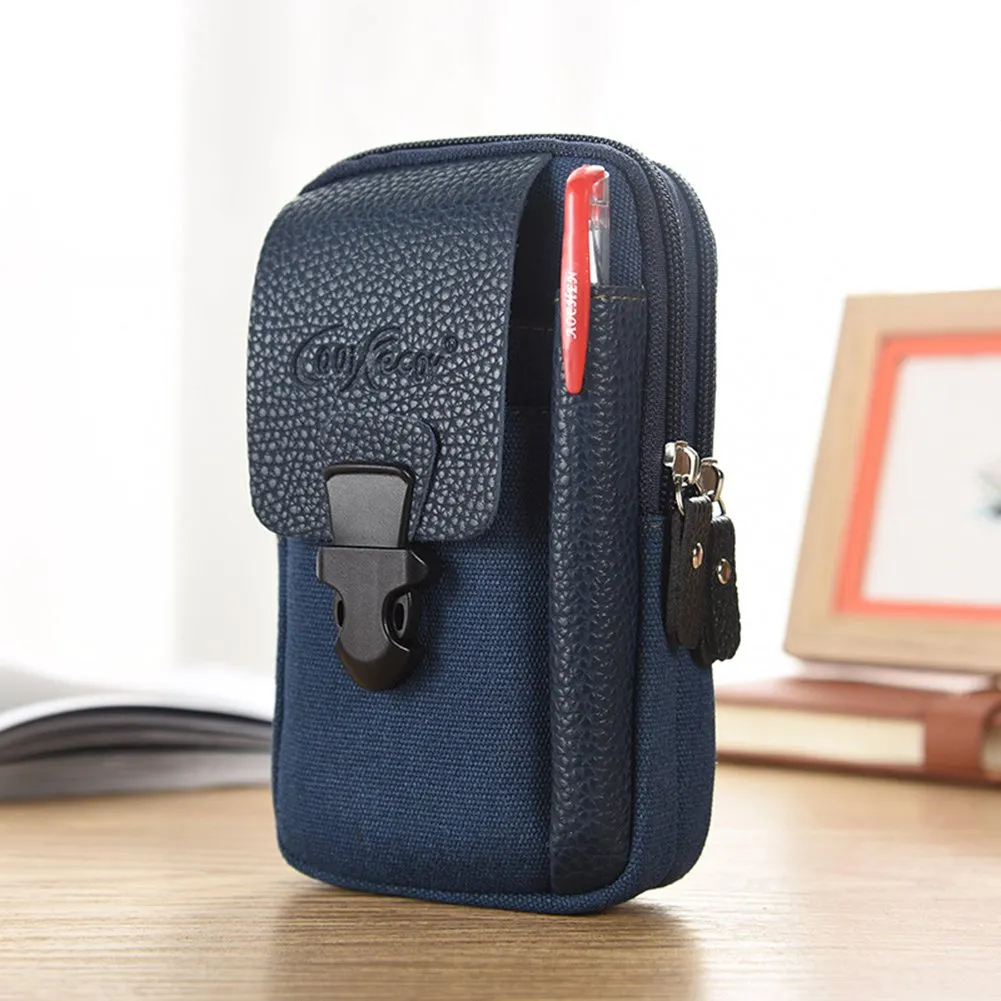 DHgate.com:Canvas Fanny Pack - Durable Waist Bag for Men