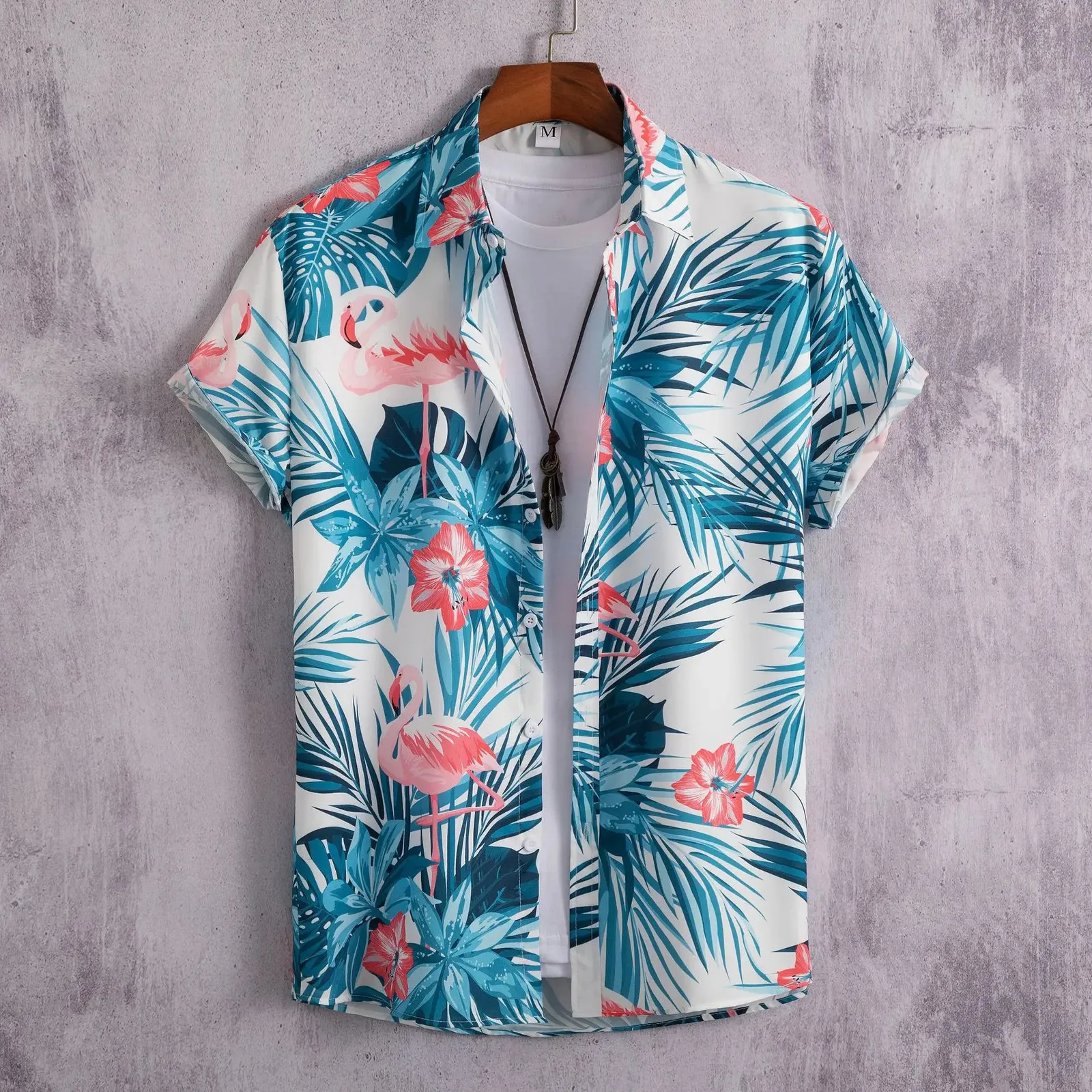 Retro Bowling Shirts For Men - Vintage Hawaiian Beach Shirts Short Sleeve Aloha Style