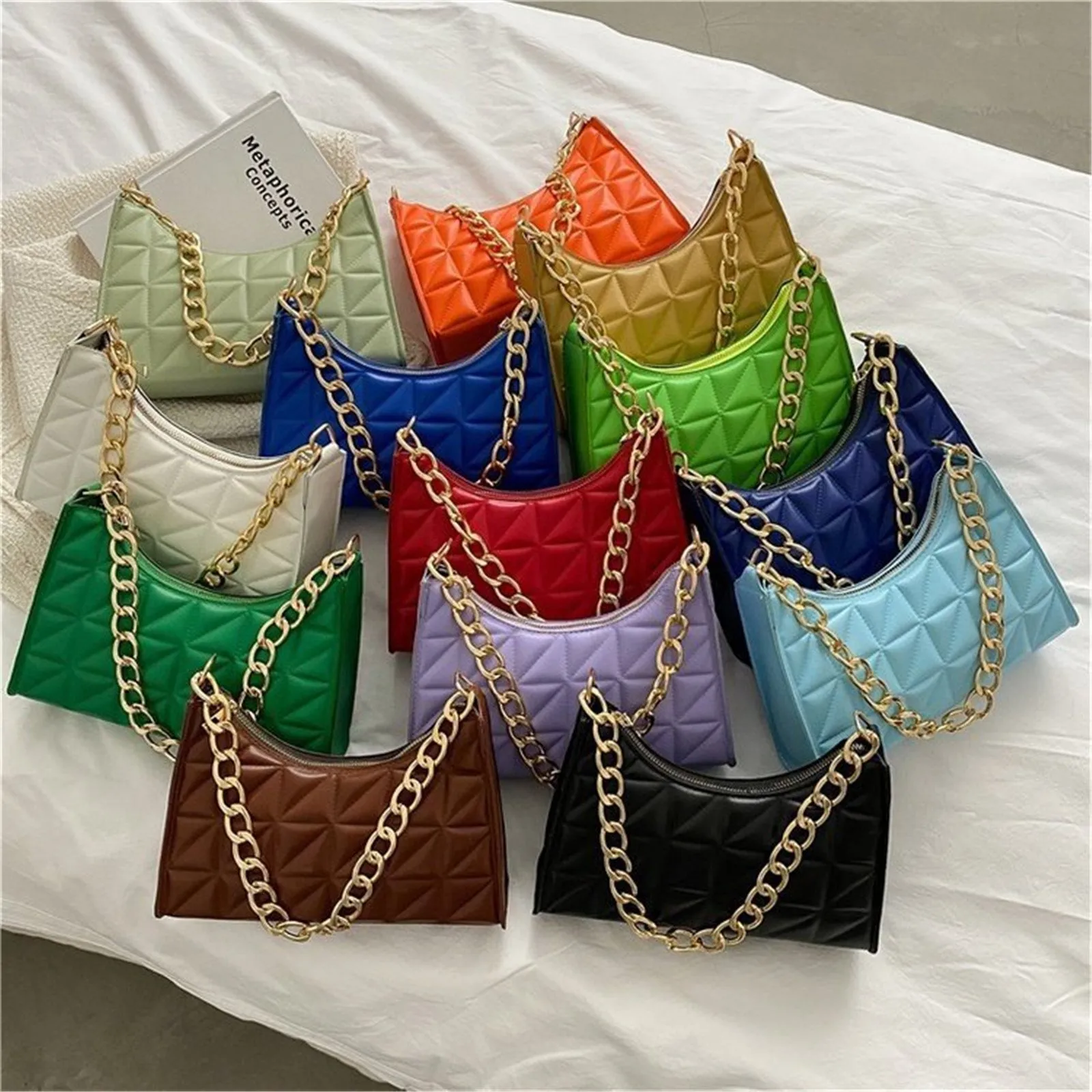 DHgate.com:Exquisite PU Leather Diamond Pattern Shoulder Bag DHgate.com:Exquisite PU Leather Diamond Pattern Shoulder Bag