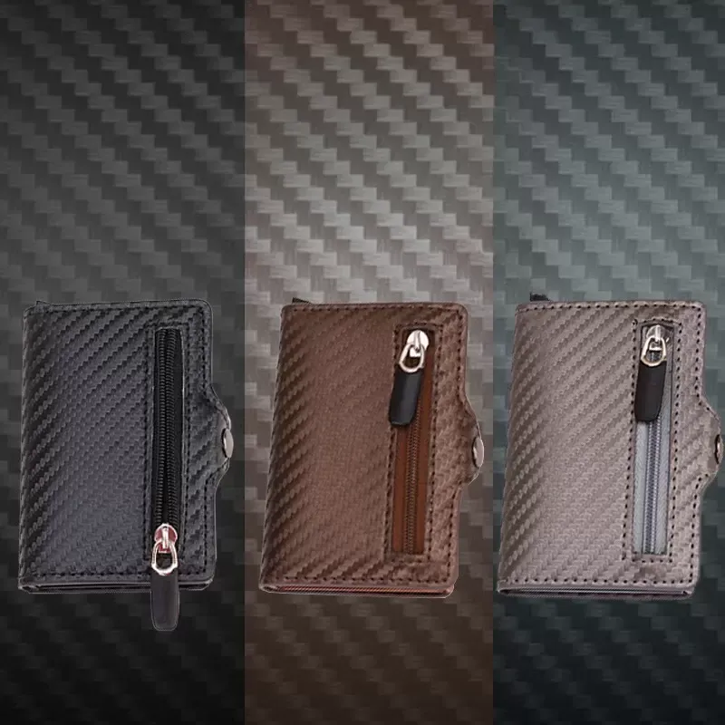 FYHJNC Leather Card Holder Credit Debit Business Bank ID