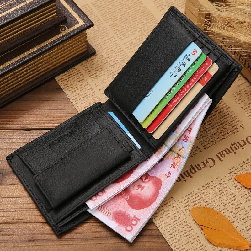 Buy BUFFHIDE Black Genuine Leather RFID Wallet For Men (6 Card Slots) Online At Best Prices In - Foto 9