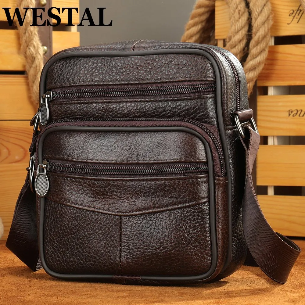 Genuine Leather Mens Small Shoulder Bag Crossbody Pouch Westal Menger From Dazzleclutch 28.82 DHgate.Com