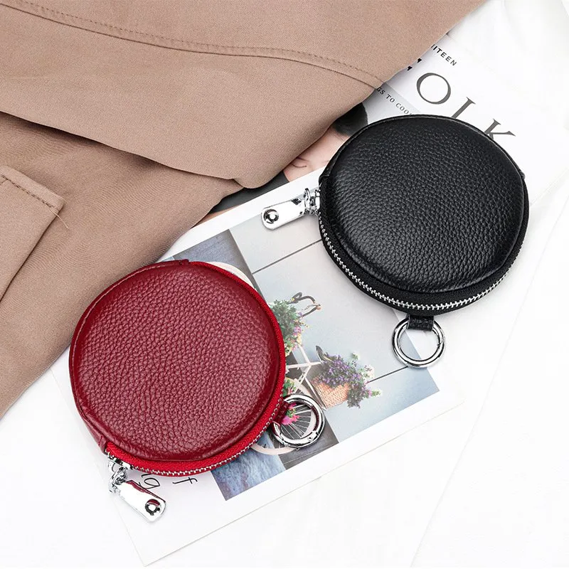 DHgate.com:Small Leather Coin Purse Wallet - Genuine Cowhide