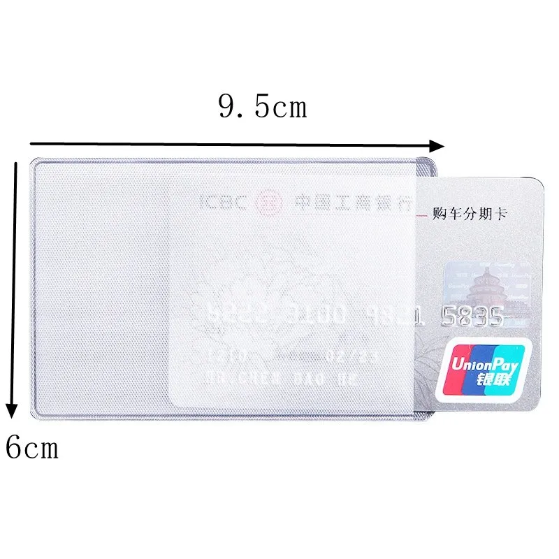 Transparent PP Card Protector Sleeves 60 9 mm for Credit and ID Cards from Dhgate Card Holders - price 5.06 Transparent PP Card Protector Sleeves 60 9 mm for Credit and ID Cards from Dhgate Card Holders - price 5.06