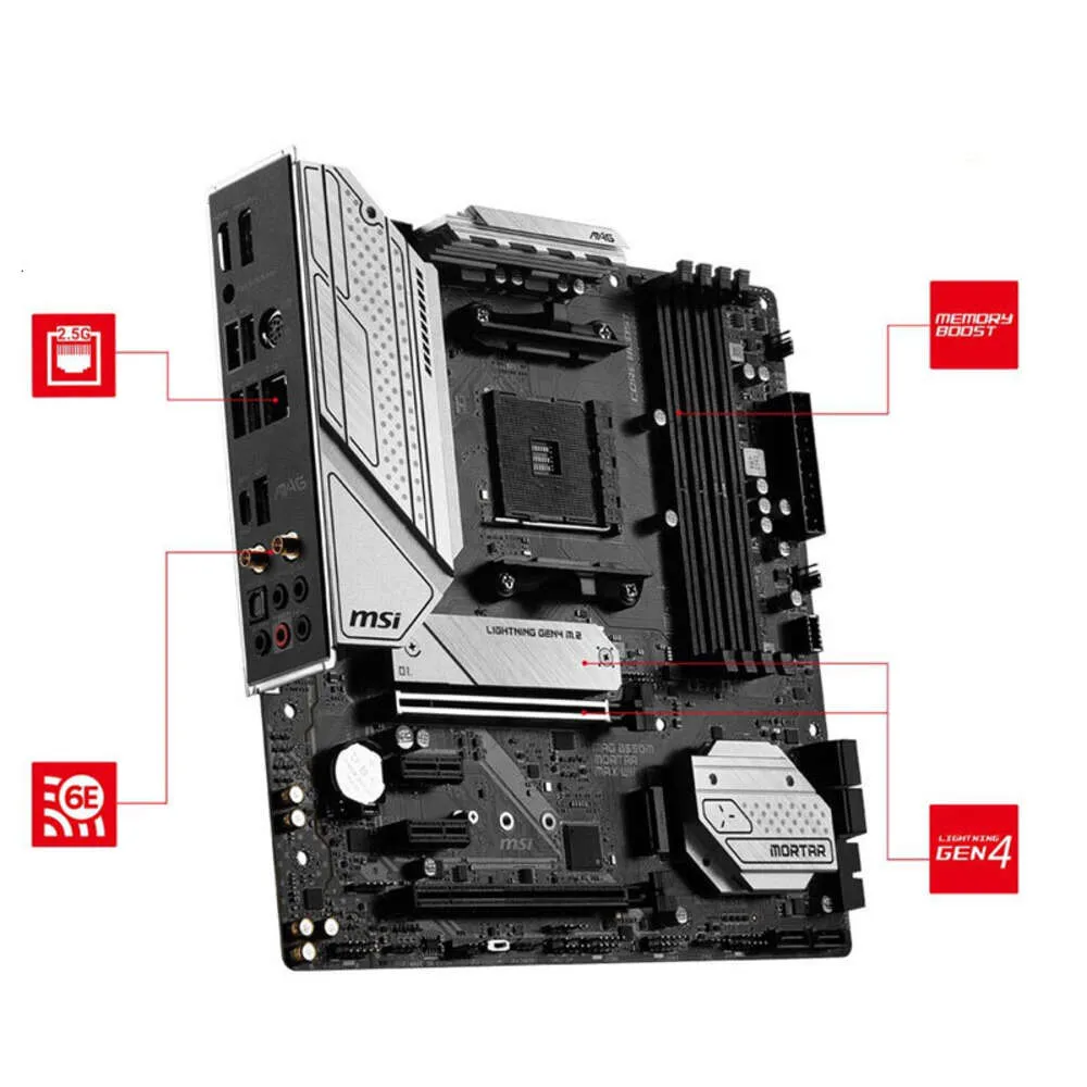 MSI B550M MORTAR MAX WIFIマザーボード AM4 AMD B550、2X M.2