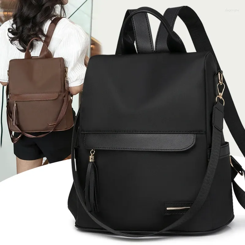 School Bags Women Casual Waterproof Nylon Backpack Large  display picture 1