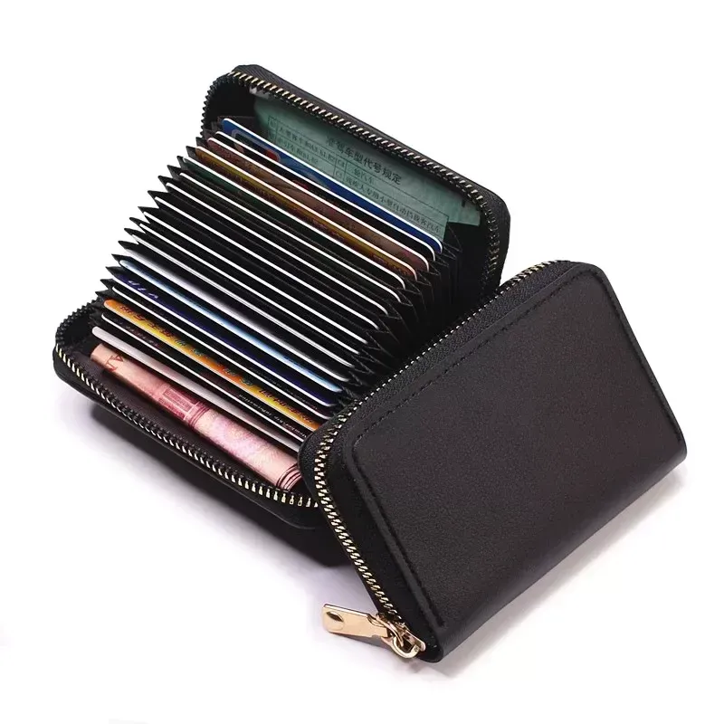 ★lemasque★ Palette Zipper Coin Business Card Holder Black DHgate.com:Slim Black Card Holder Wallet - PU Leather Credit