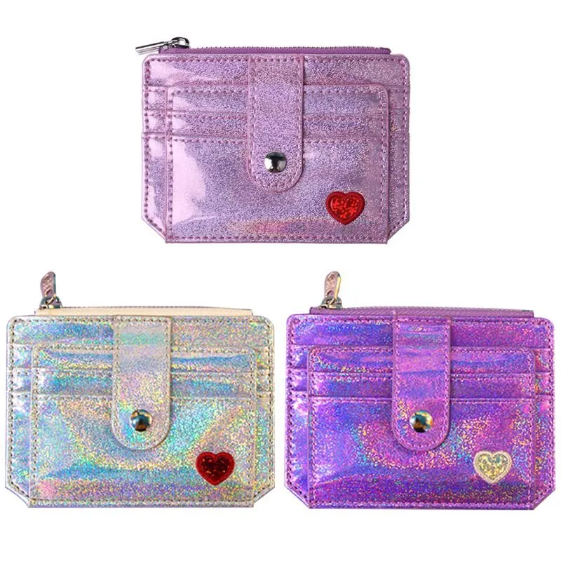 Holographic Wallet ID Credit Card Holder Coin Purse Zipper Closure for  Women from Dhgate Wallets - price 7.05