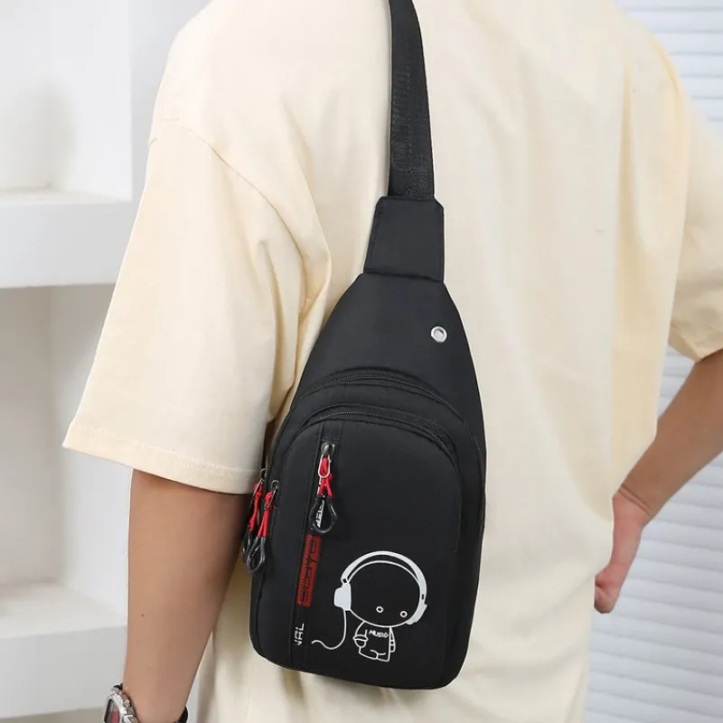 DHgate.com:Luminous Waterproof Chest Bag: Trendy Crossbody