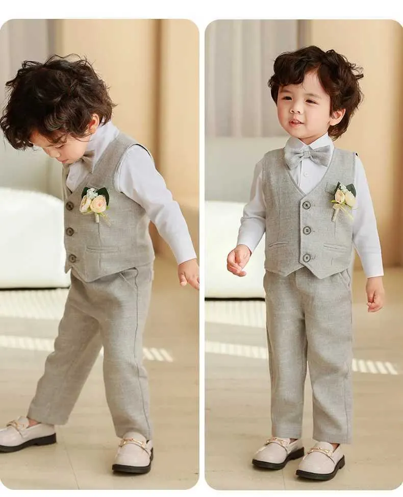 Boys khaki suit sales