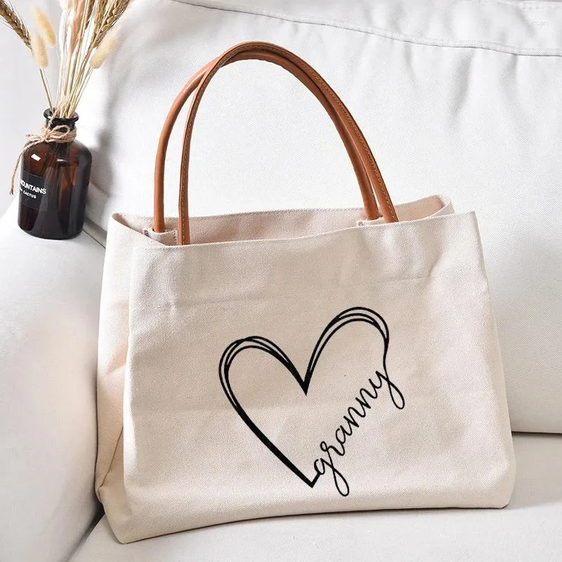 Heart print bag sale