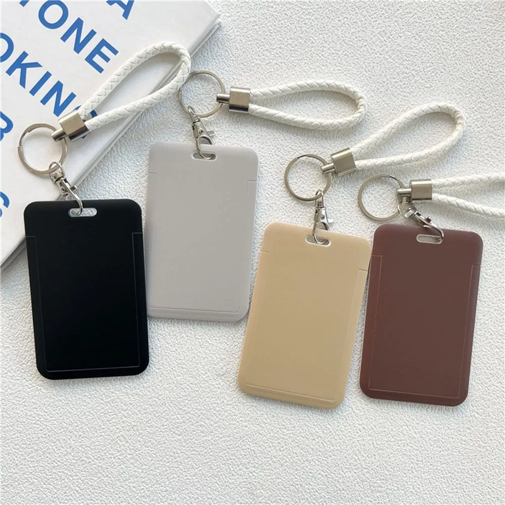 Key Color Covers Bus ID Card Protective Cover Case Student Meat Keyring Card Campus School Bus Keychain
