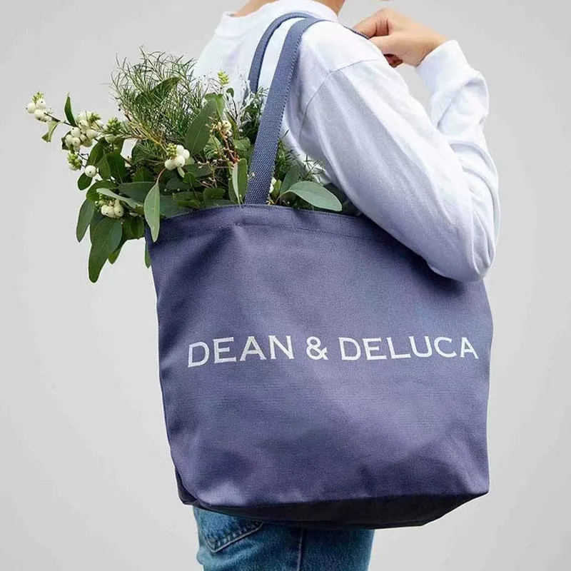 Womens Solid Color Canvas Tote Bag with Large Capacity for