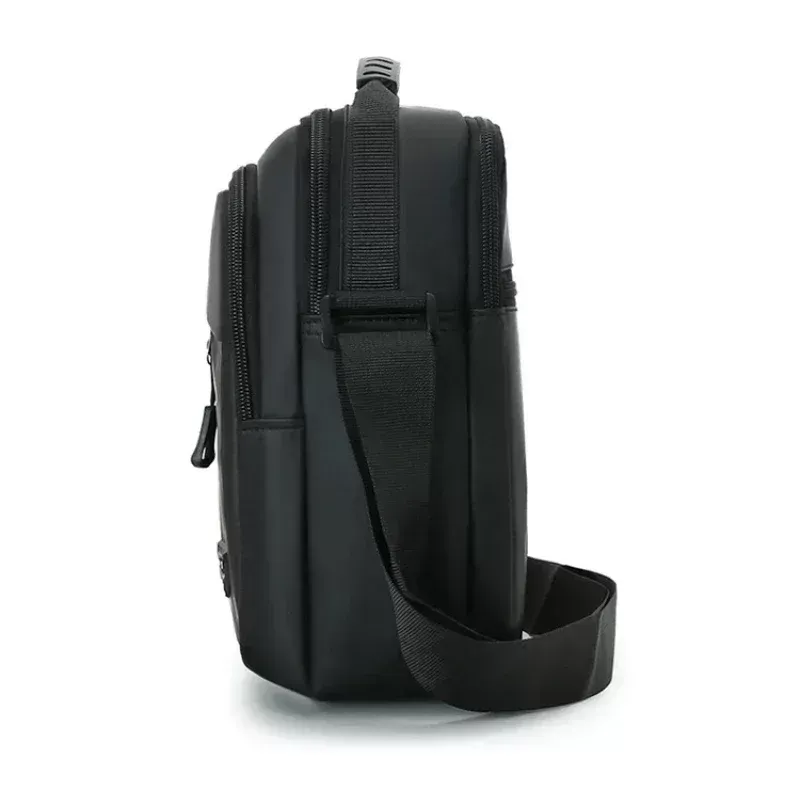 最終セール ブラック 男女兼用 NYLONshoulder noveltybag Stylish Oxford Crossbody Shoulder Bag for Men - Durable