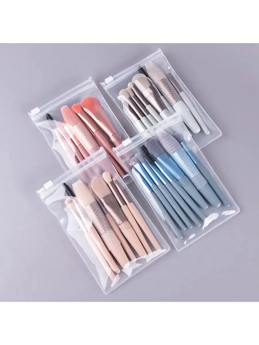Mini Travel Portable Soft Makeup Brushes Set for Eye Shadow Foundation ...