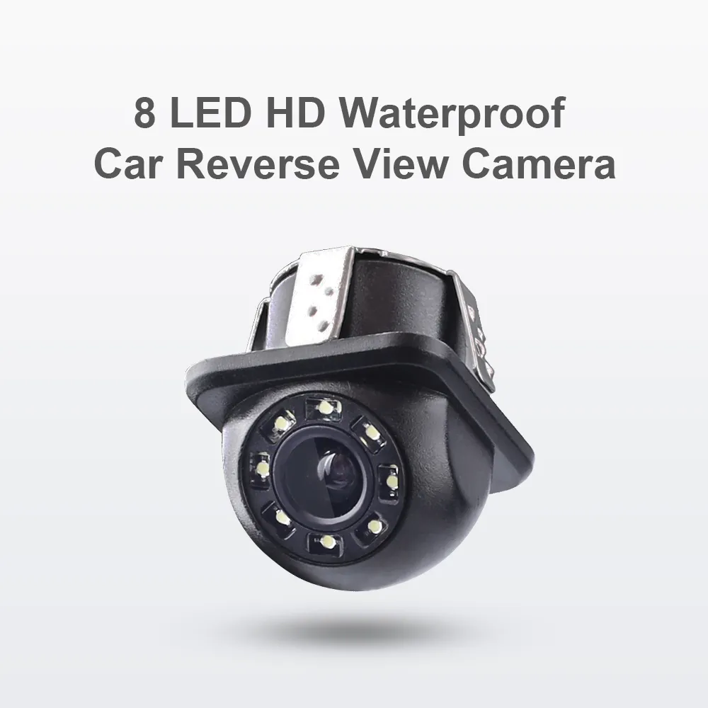 EBILAEN Car Reverse View Camera with 8 LED, HD, Waterproof, Parking ...